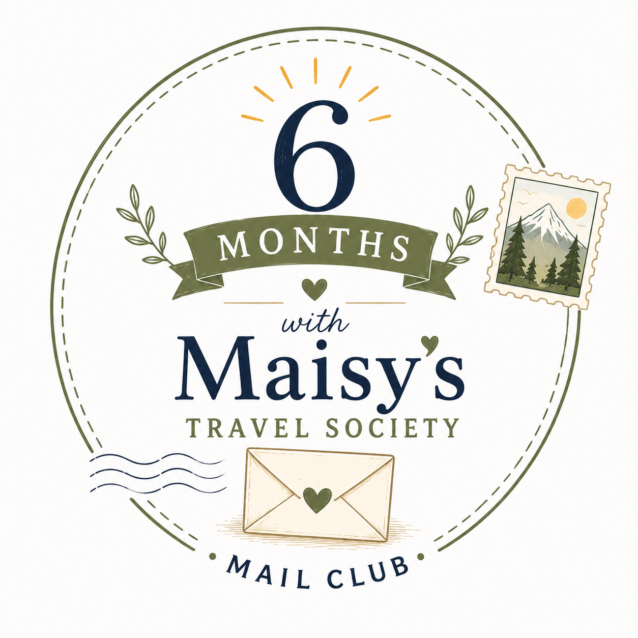 6 Months of Letters (savings of $10)